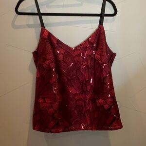 White House Black Market sequin top